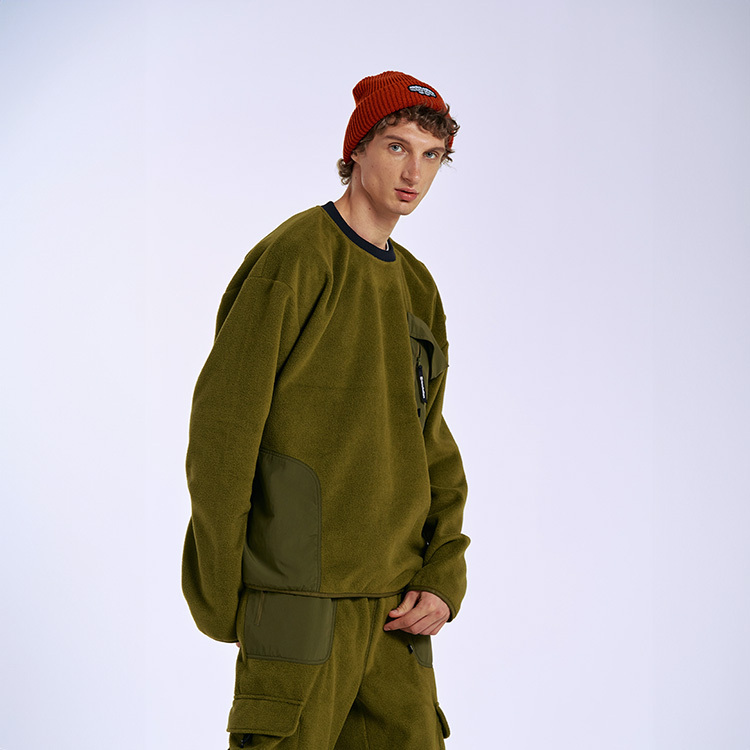 中性刷毛保暖套頭衫_Toasty Fleece Pullover