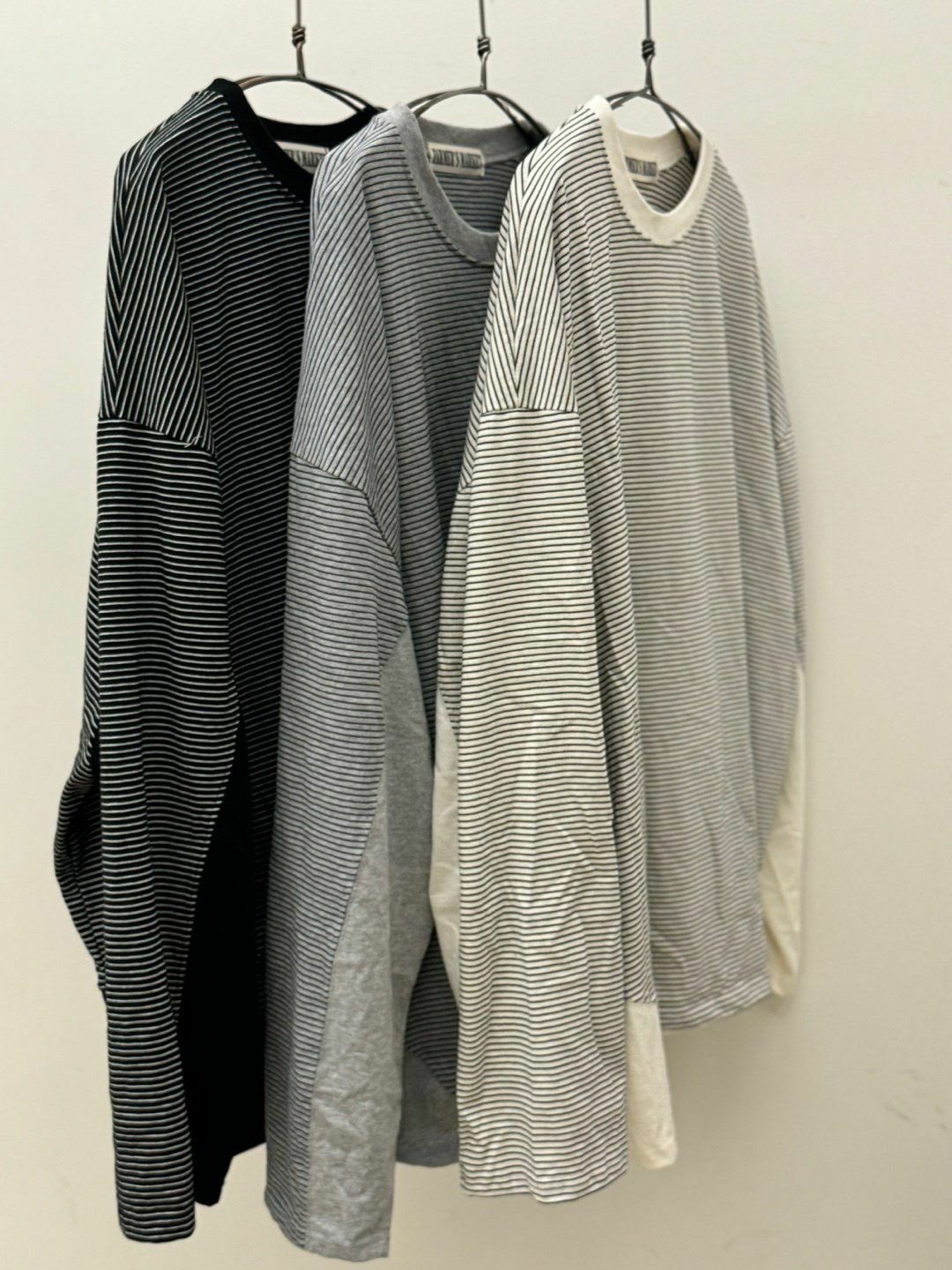 拼色橫間長袖衫 FARMERS-041T