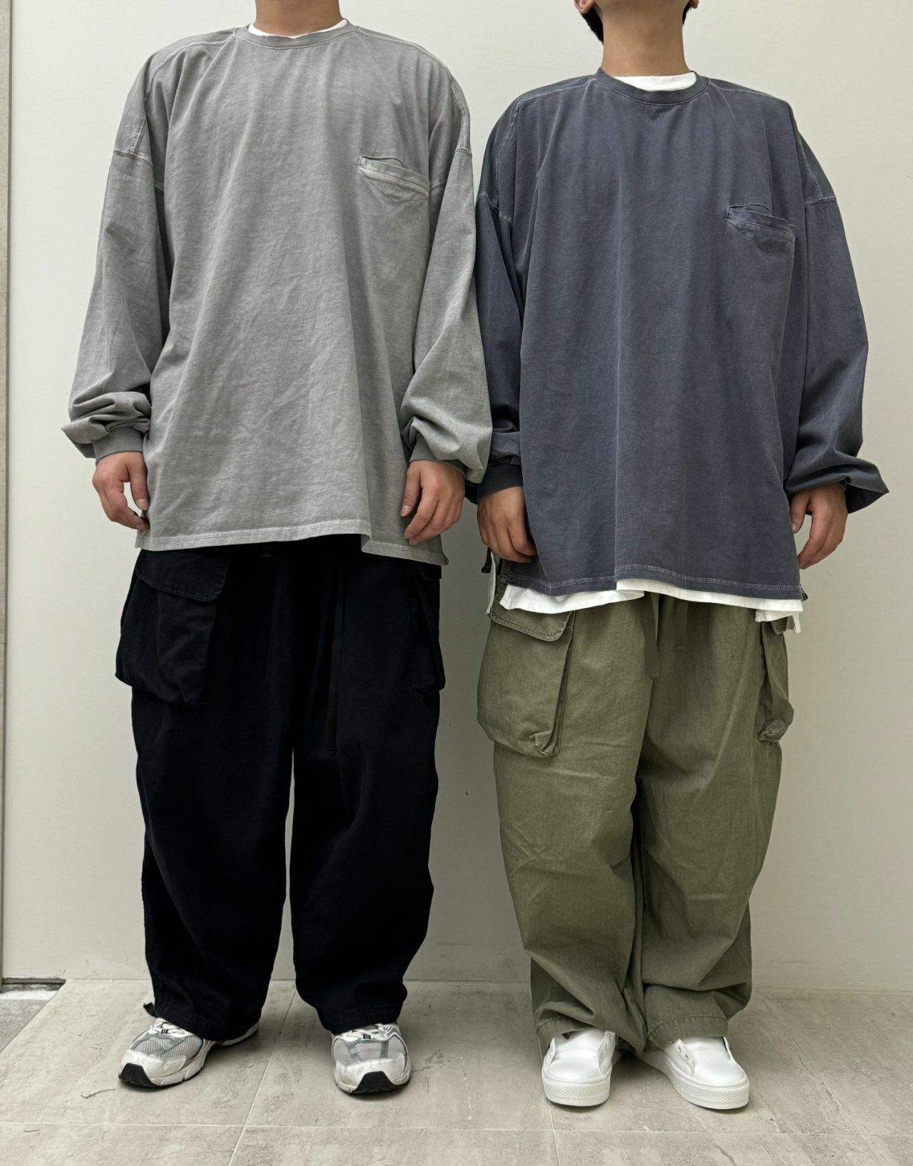 洗水淨色長袖衫 FARMERS-042T