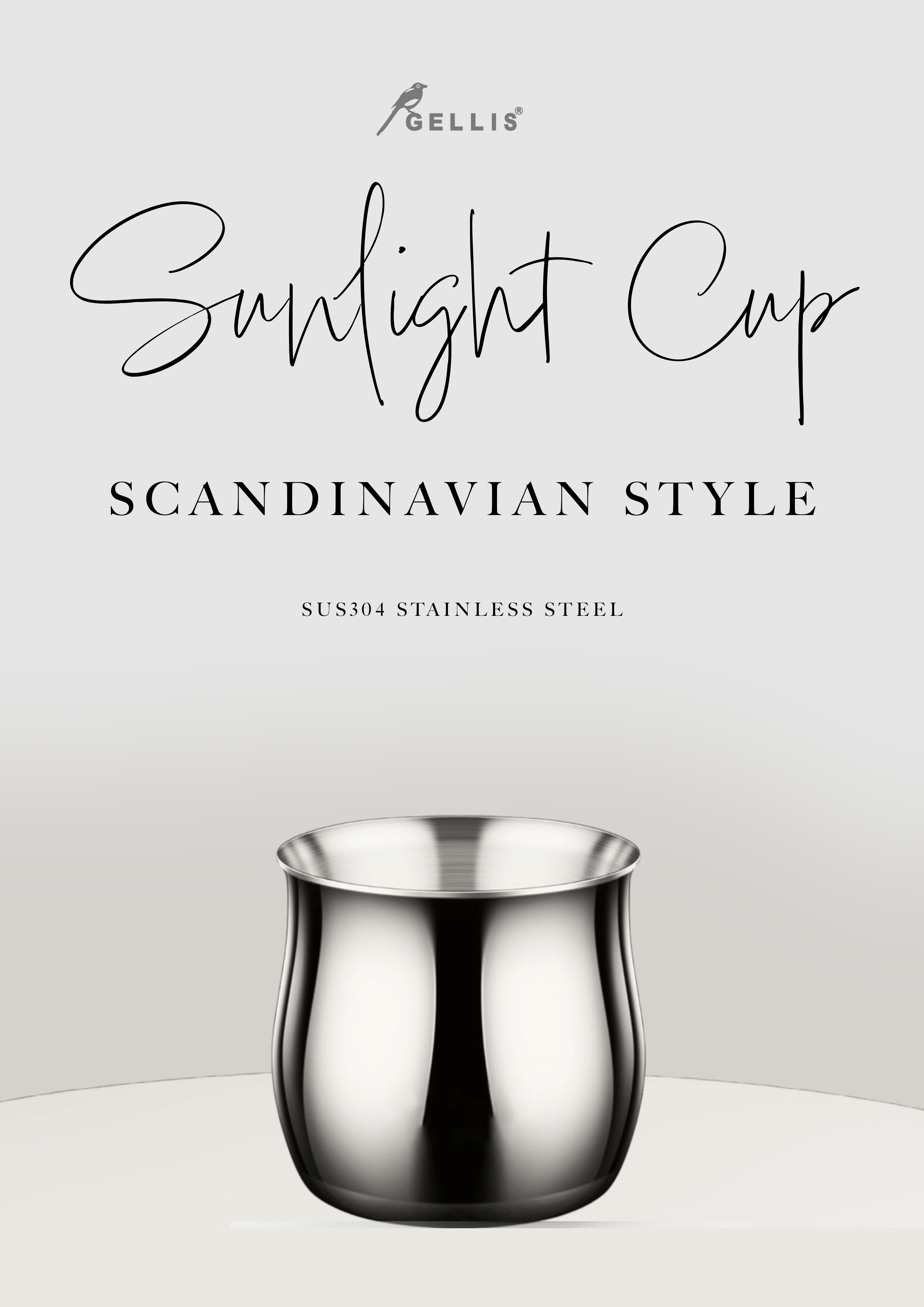 GELLIS 北歐超導磁曦光杯IH爐可用(精鑄一體成型SUS304)