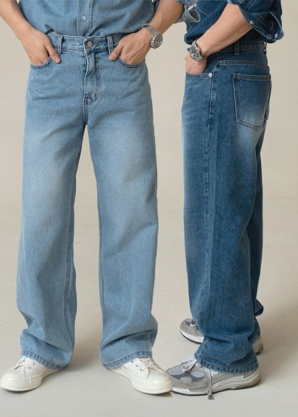 西部水洗牛仔褲