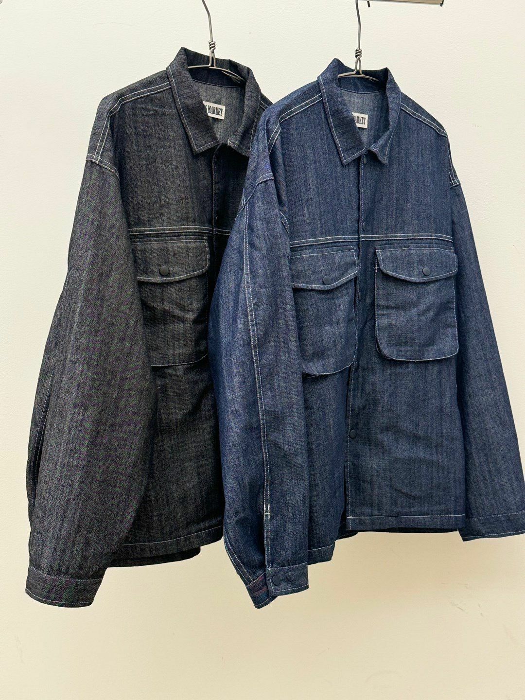 淨色牛仔長袖恤衫 FARMERS-049JK