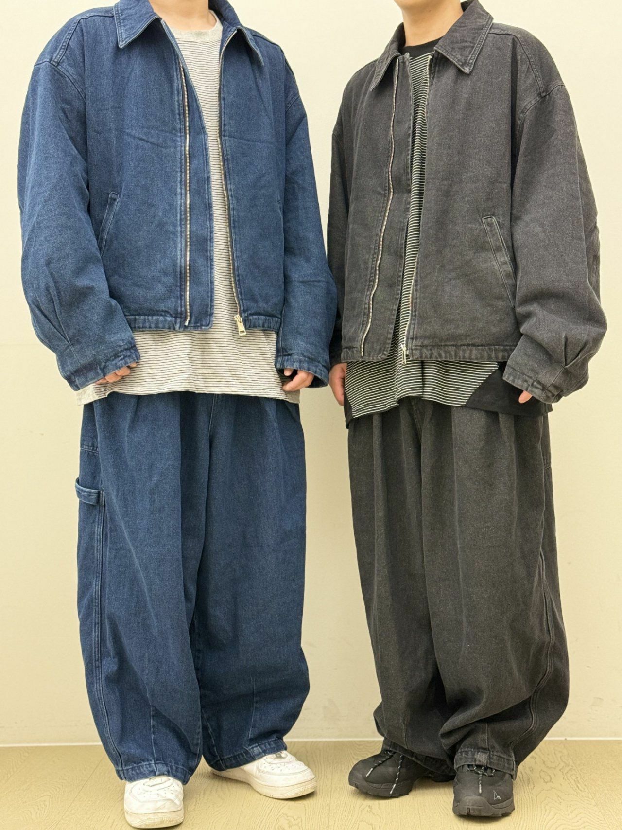 洗水拉鍊牛仔褸 FARMERS-050JK