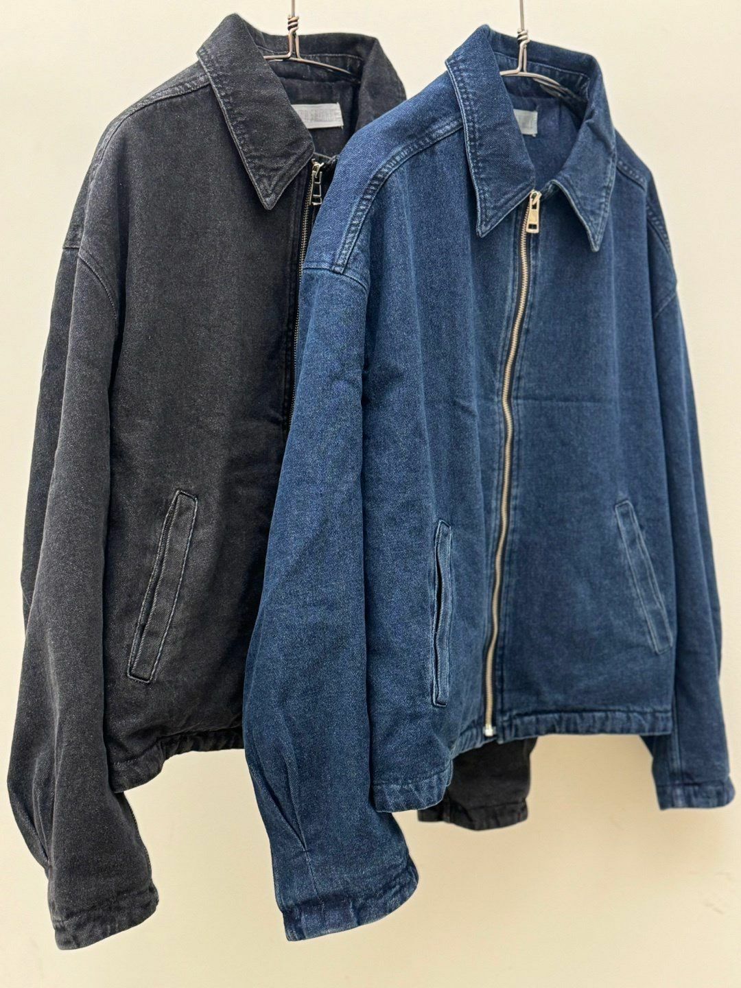 洗水拉鍊牛仔褸 FARMERS-050JK