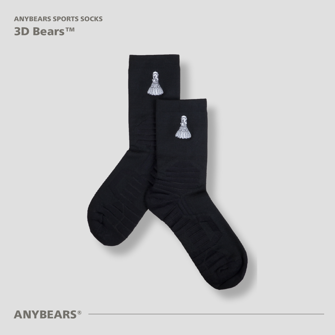 ANYBEARS®羽球熊 運動機能襪
