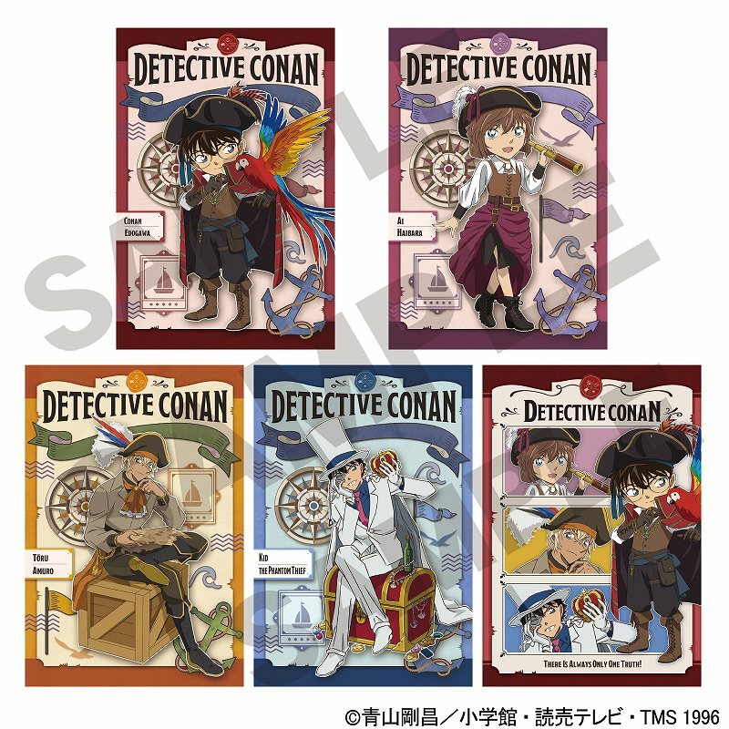 柯南日版航海家-明信片組