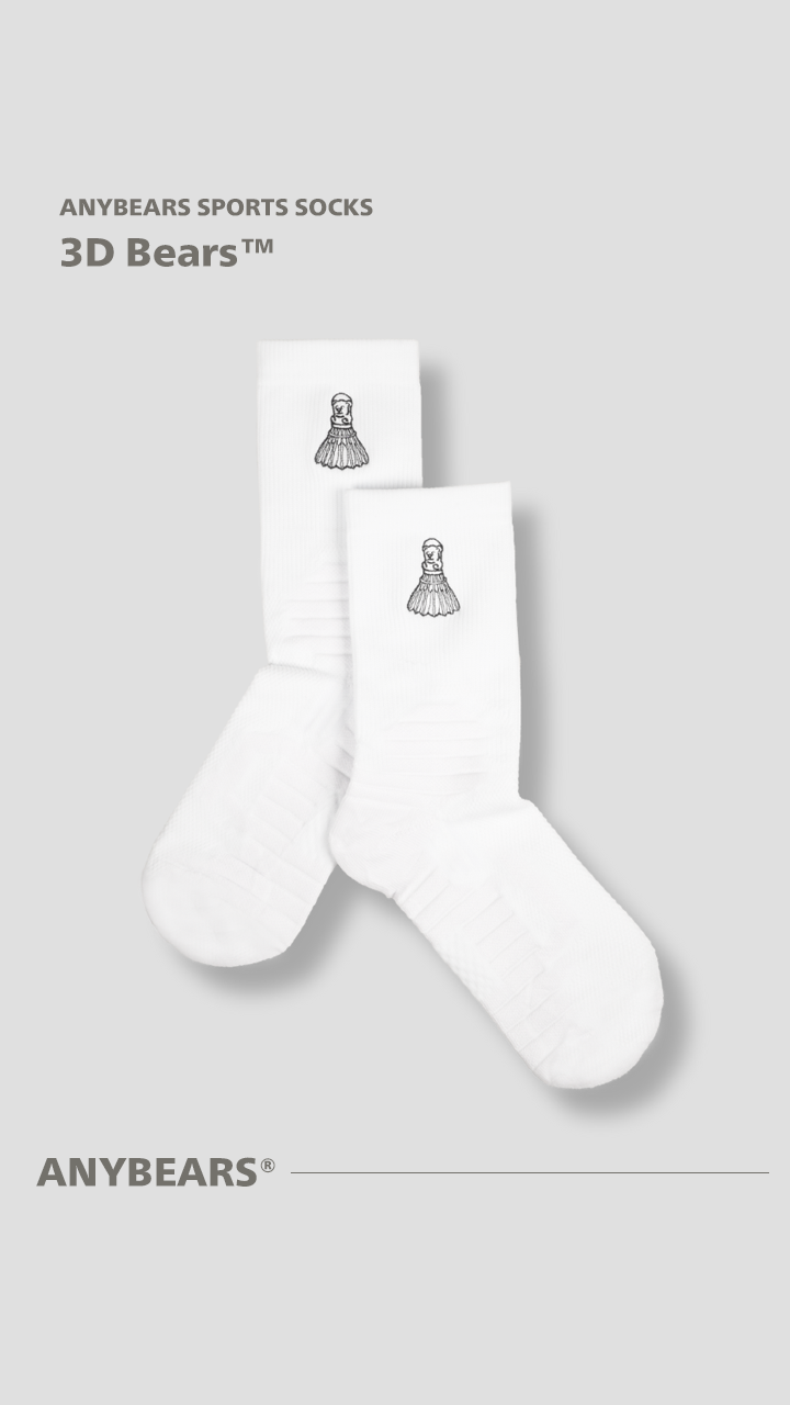 ANYBEARS®羽球熊 運動機能襪
