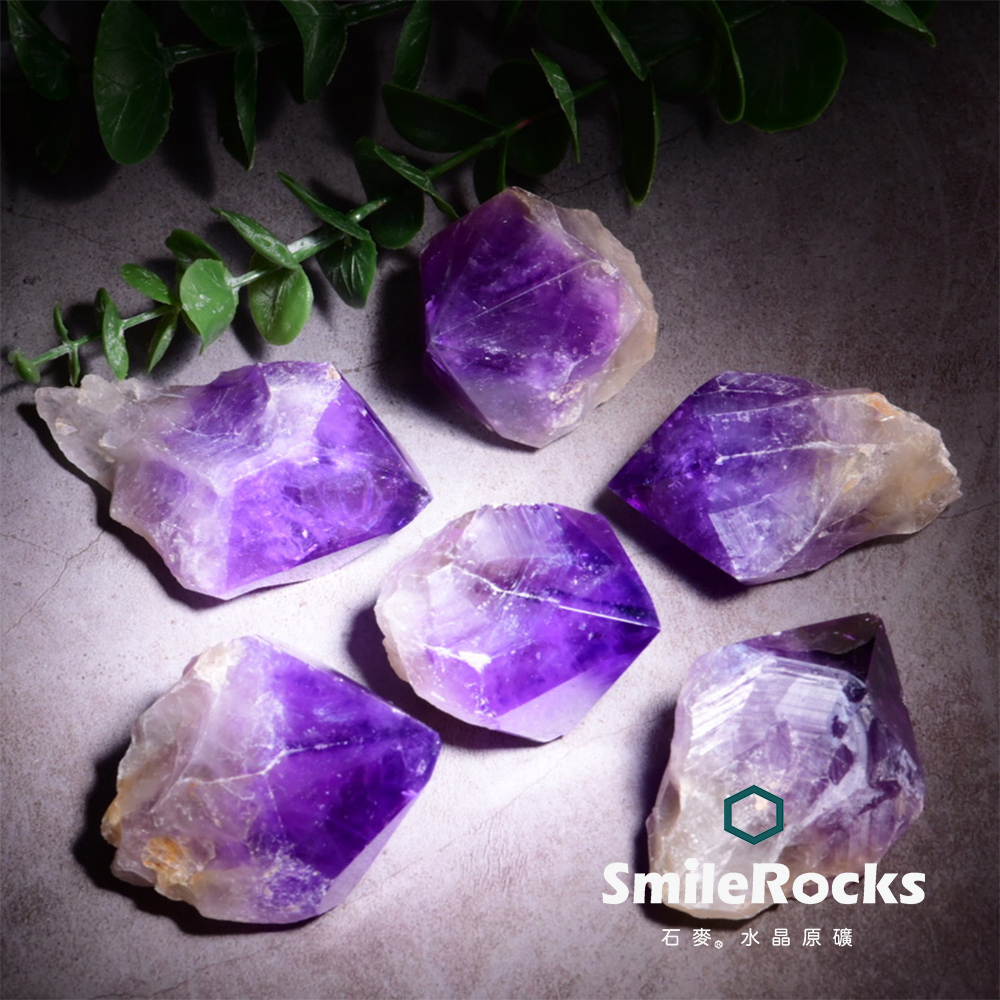 【石麥SmileRocks】巴西紫水柱原礦