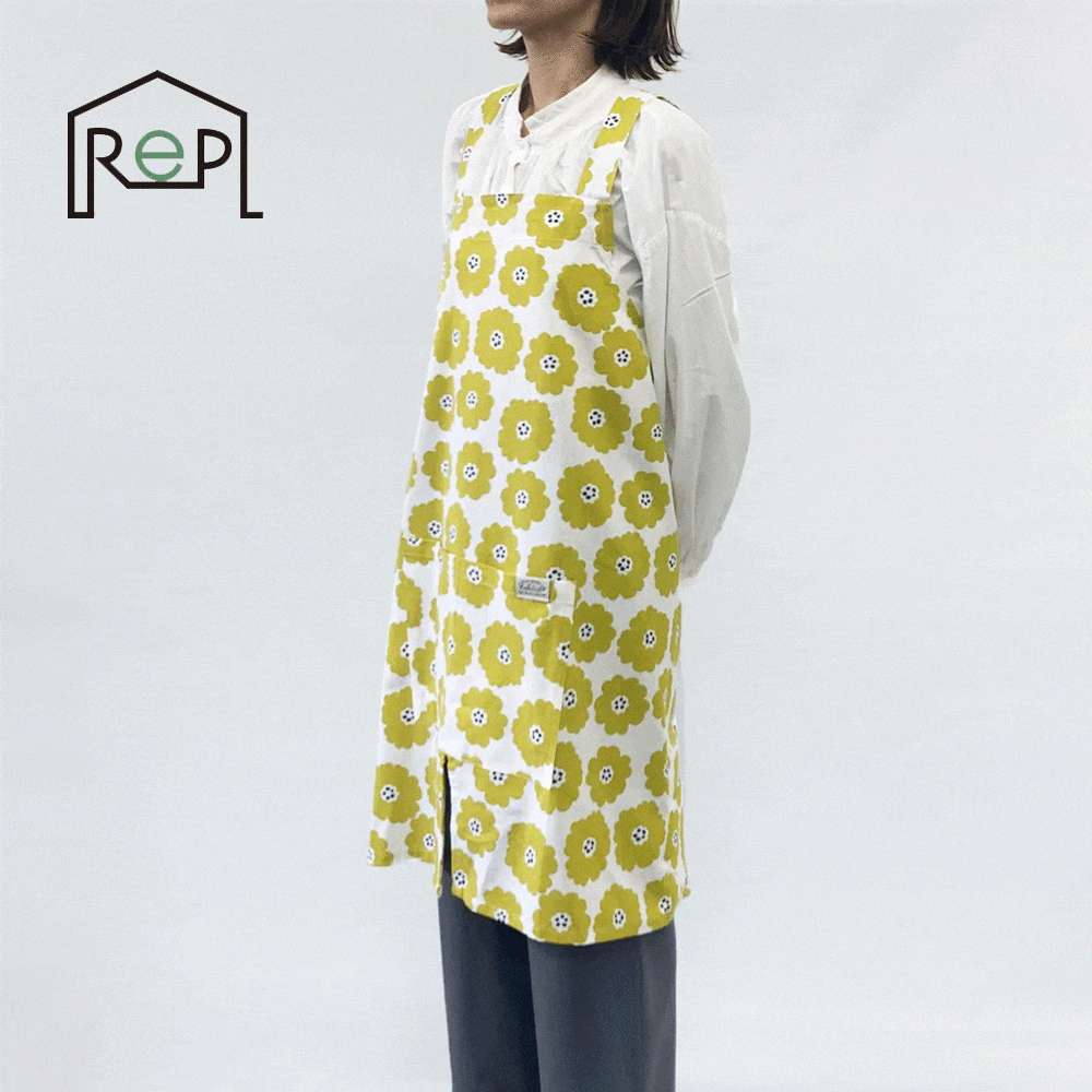 《REP》H型雙肩背帶圍裙附隔熱手套