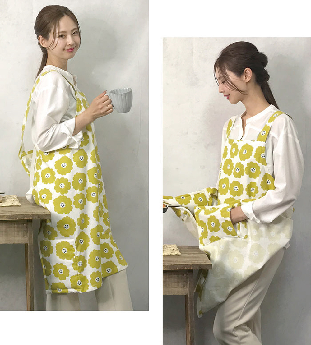 《REP》H型雙肩背帶圍裙附隔熱手套