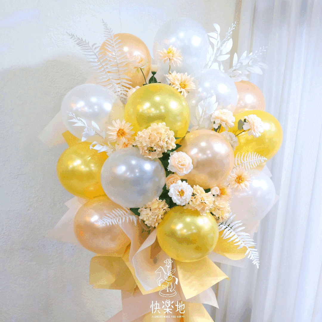 客製★特殊造型氣球花柱 I 演唱會送花 | 演唱會花籃 | 應援花籃