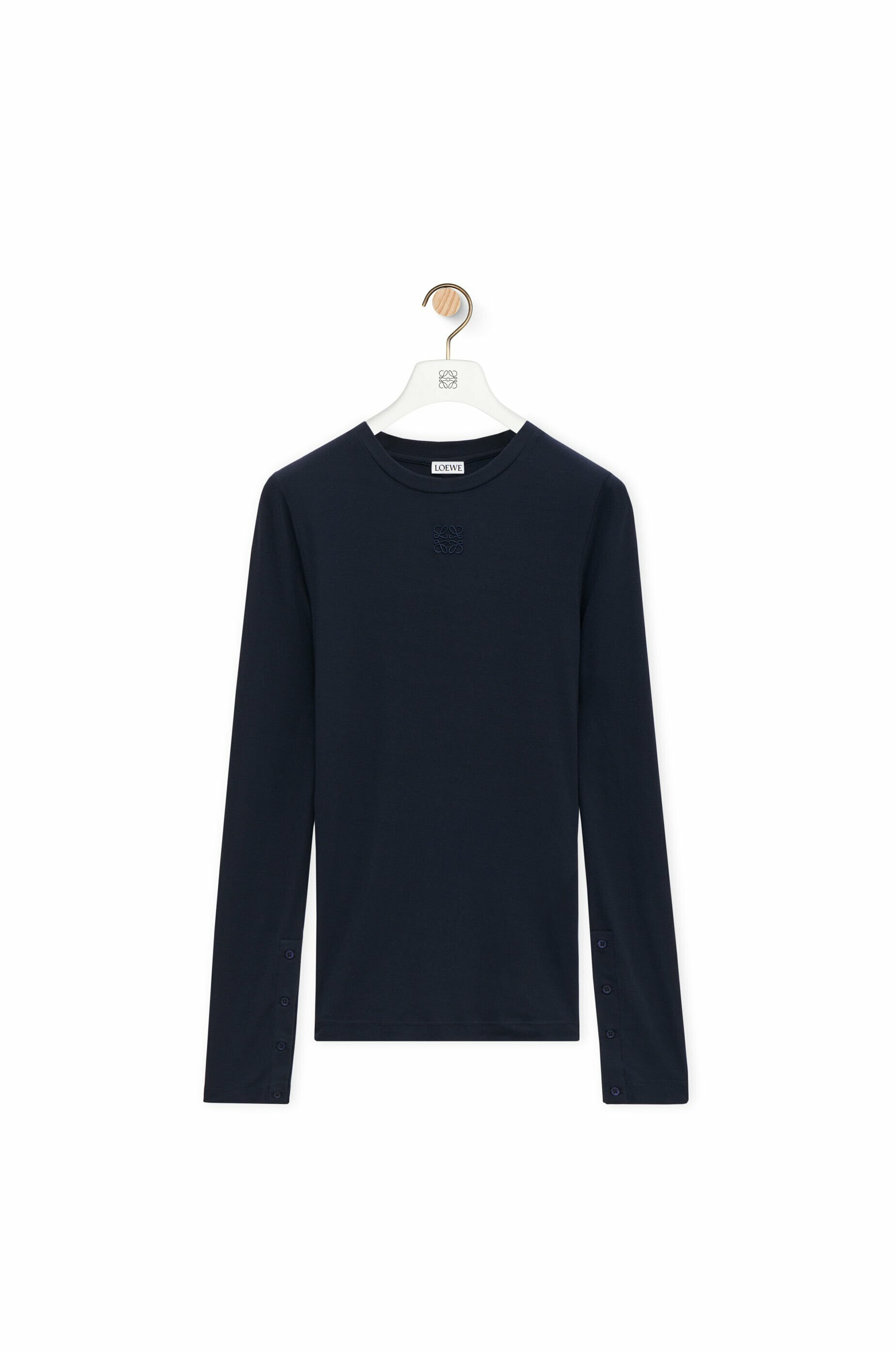 Loewe long sleeve top in modal