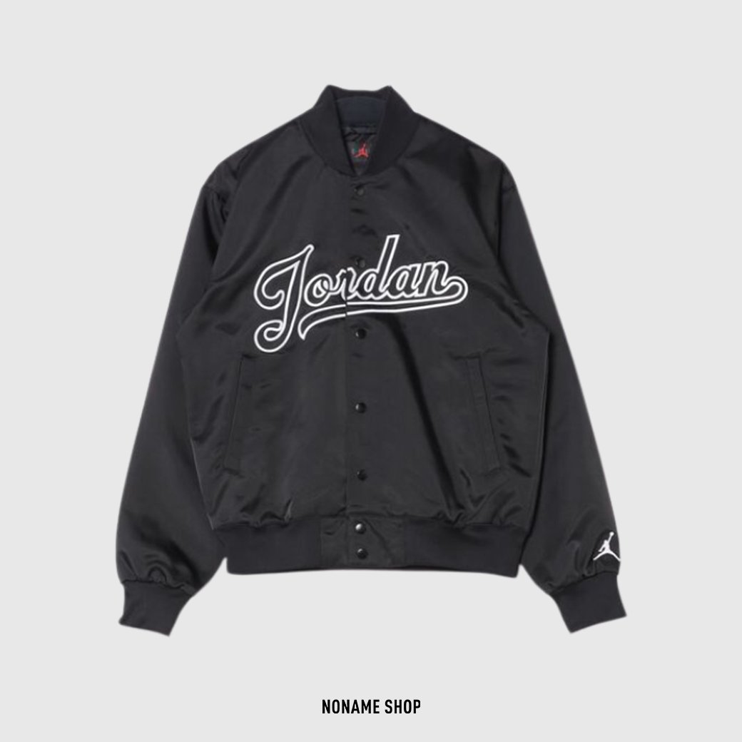 NIKE JORDAN 刺繡 LOGO 排扣 棒球外套 (男款)