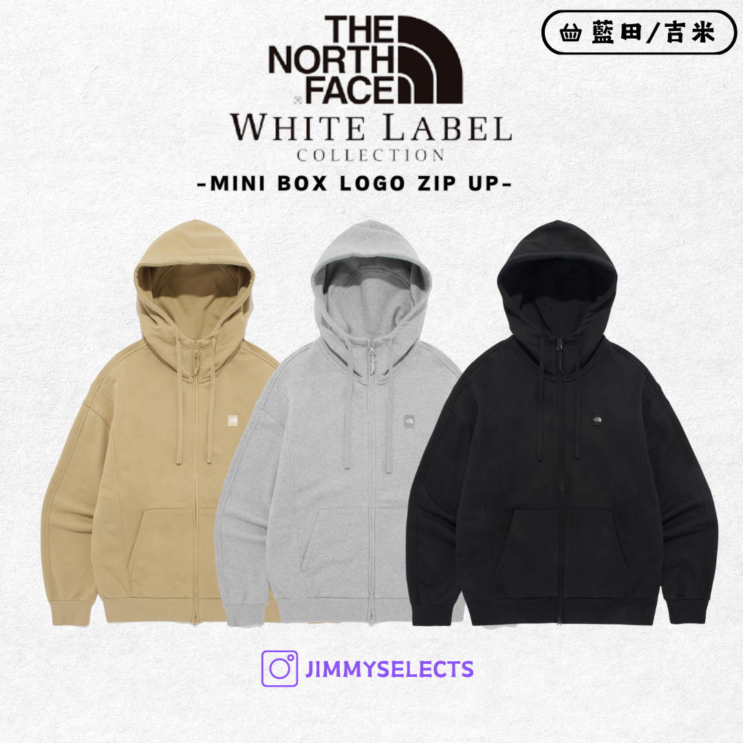 【代購】THE NORTH FACE 北臉 MINI BOX LOGO 拉鍊 連帽 外套 NJ5JQ50