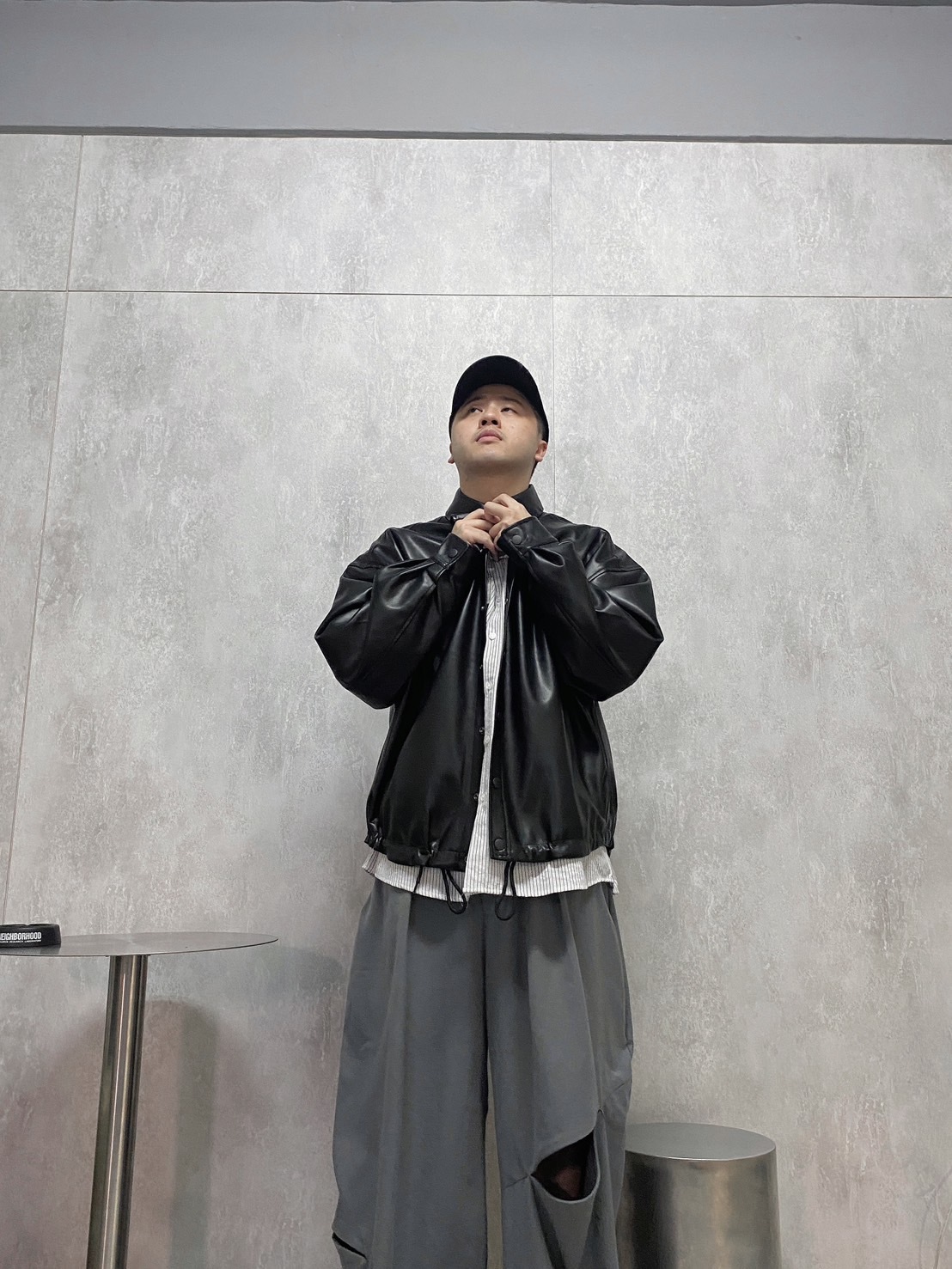 美式高街痞帥皮衣外套