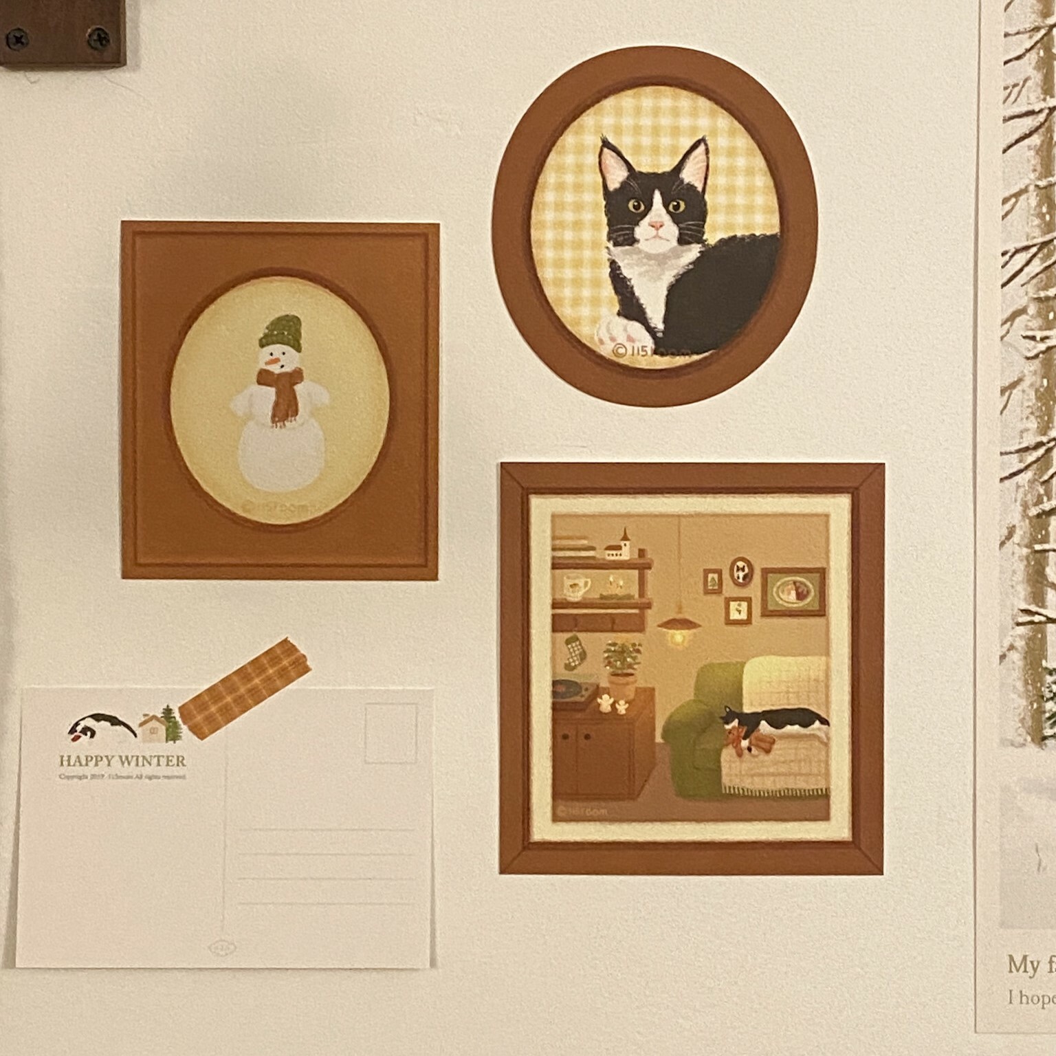 明信片┃冬日小憩