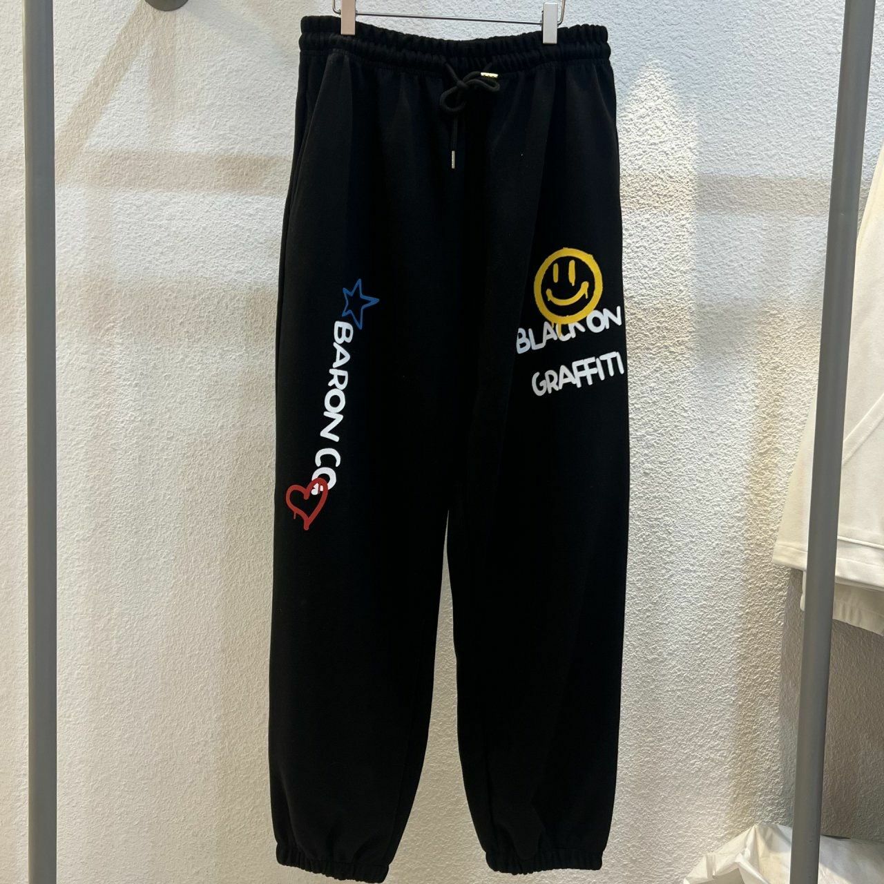 圖案束腳棉質運動褲 BARON-115P