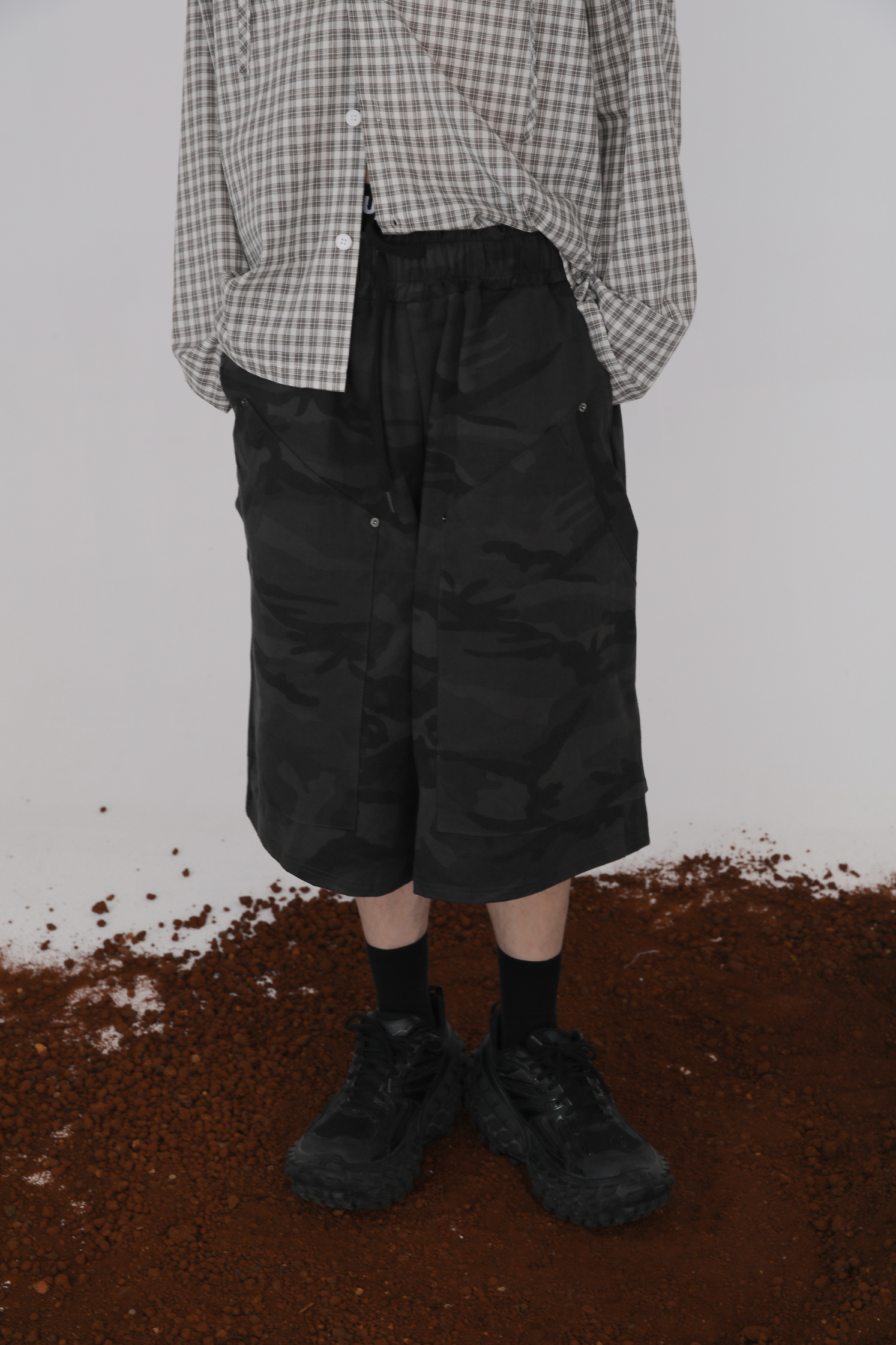 【Unisex】 Kamo Bermuda Pants #七分褲