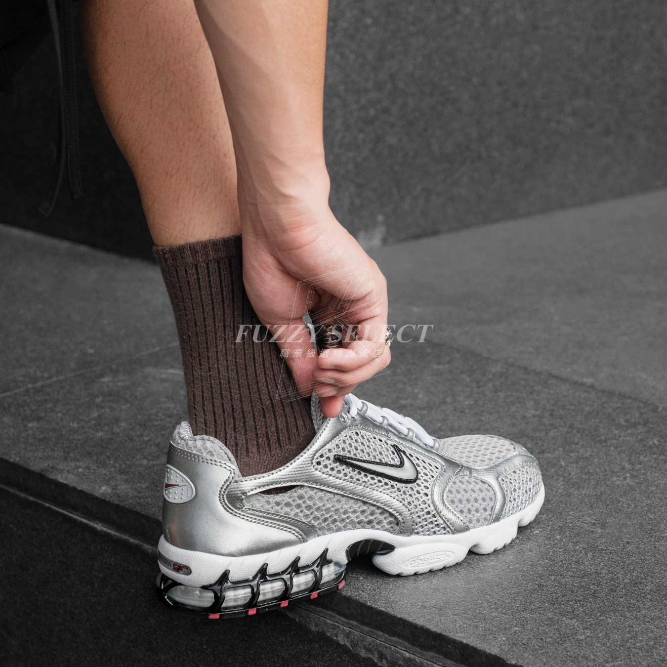 【逢甲 FUZZY】Nike Air Zoom Spiridon Caged 2 "Metallic Silver" 灰銀 金屬銀 CJ1288-001