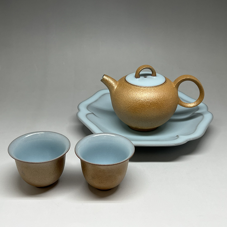 茶香自在】蘇保在雲白天青丹霞小杯對杯禮盒組