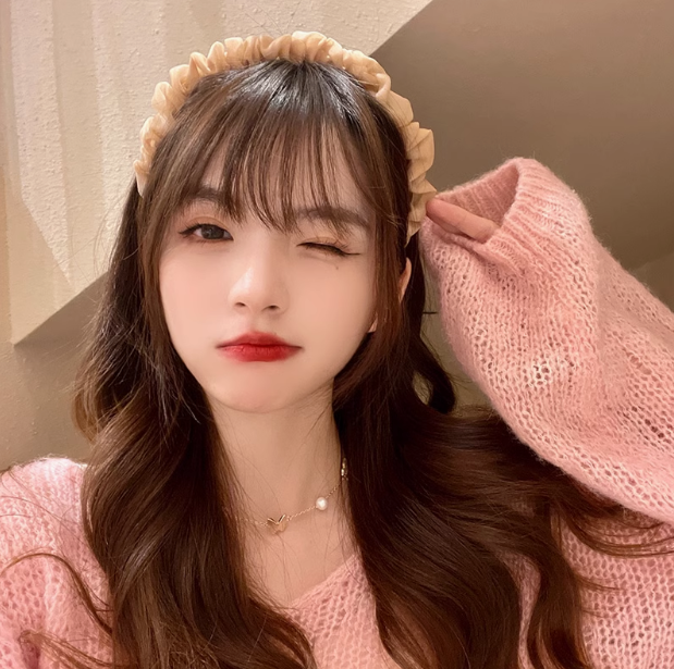 [2 FOR RM10] Cute Chiffon Lace Ruffled Headband