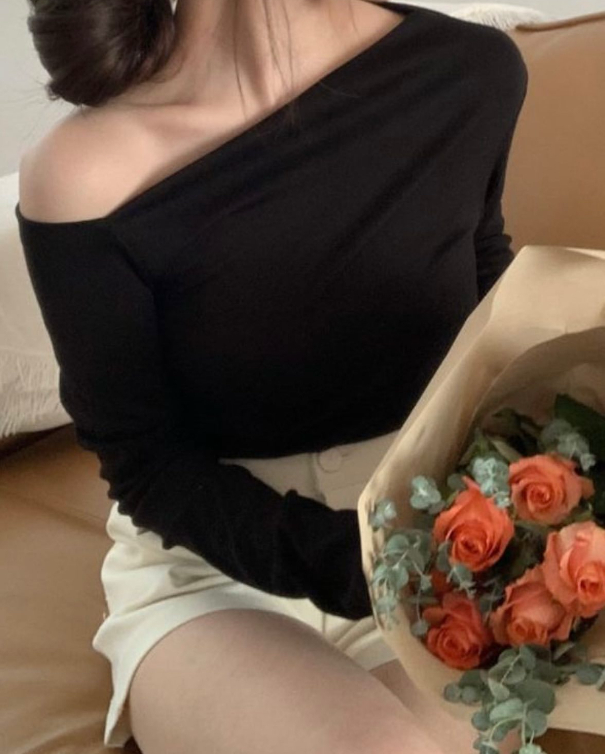 KR ONE OFF SHOULDER TOP (3 COLORS)