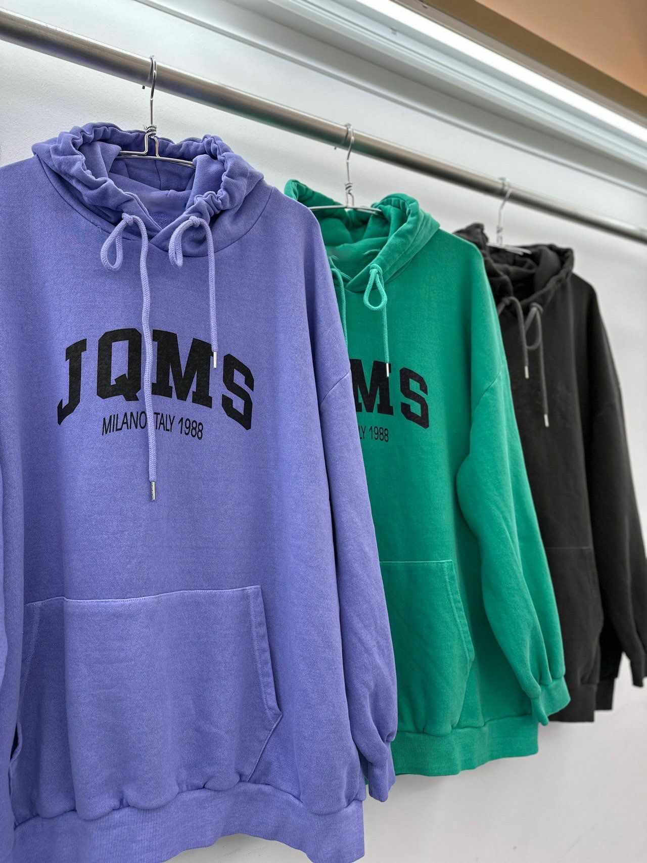 OverSize洗水英文字連帽衛衣 T5588