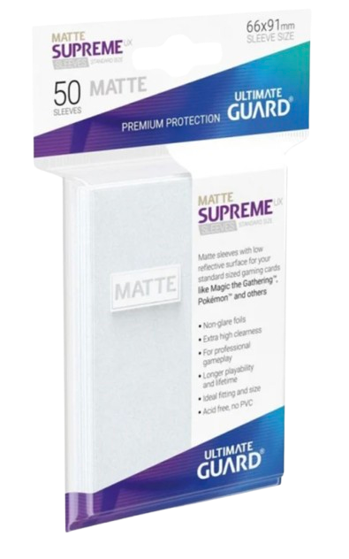 Ultimate Guard 50: UGD010812-Supreme UX套牌保護套(標準尺寸)-啞光磨砂