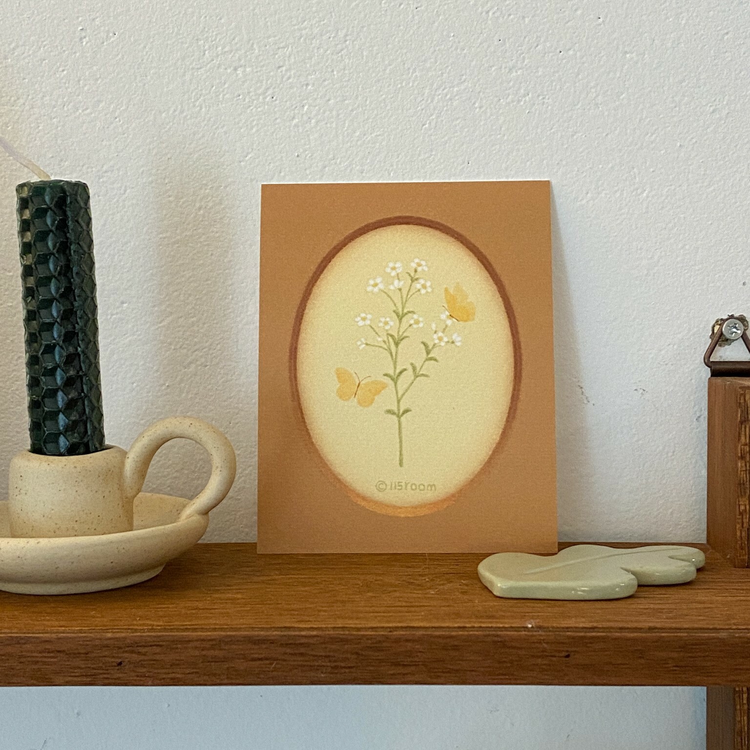 明信片┃花間蝶舞