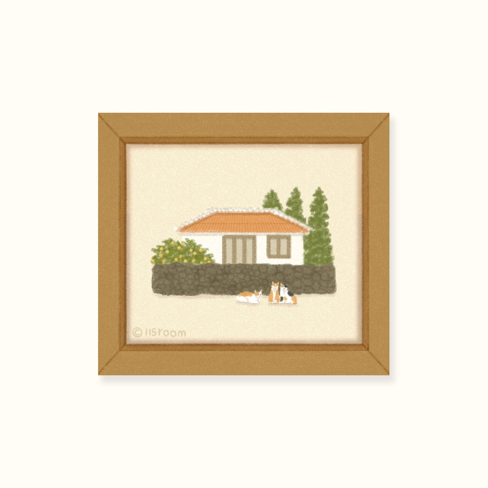 明信片┃石牆小屋