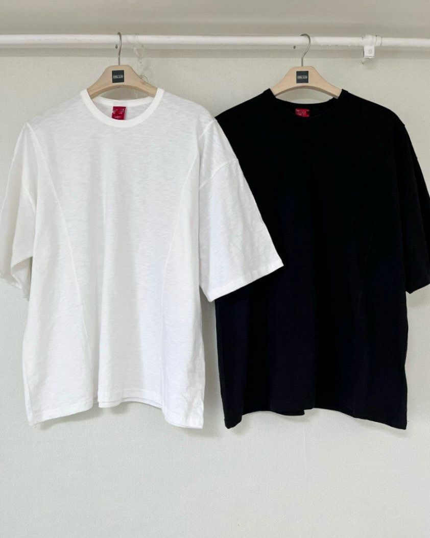 淨色暗紋短袖Tee T5534