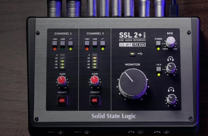 二代) Solid state logic SSL 2+ MKII usb audio interface