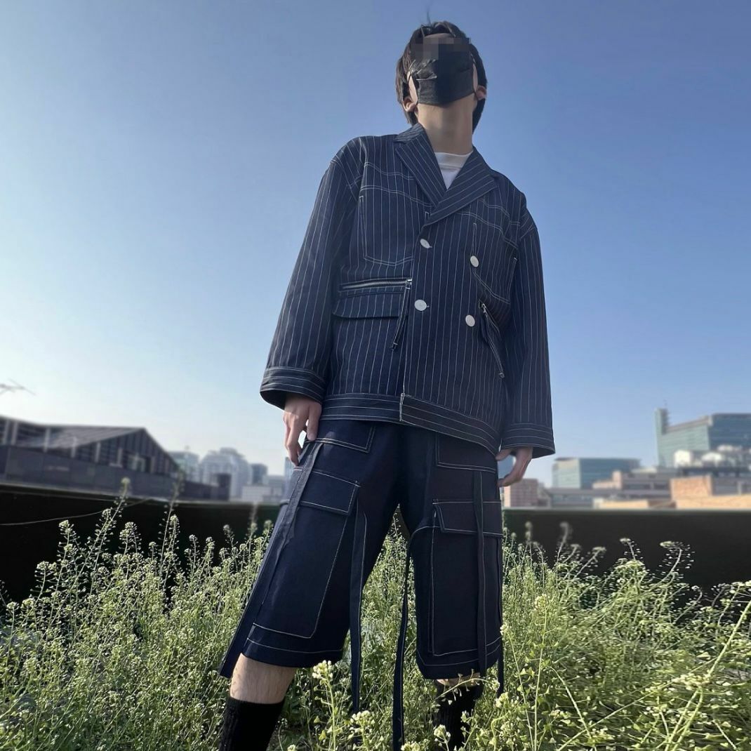 直間孖襟西裝褸 JK2534