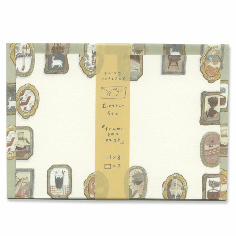 畫框 信紙信封組 Tobimatsu Shoichiro｜日本ACTIVE CORPORATION