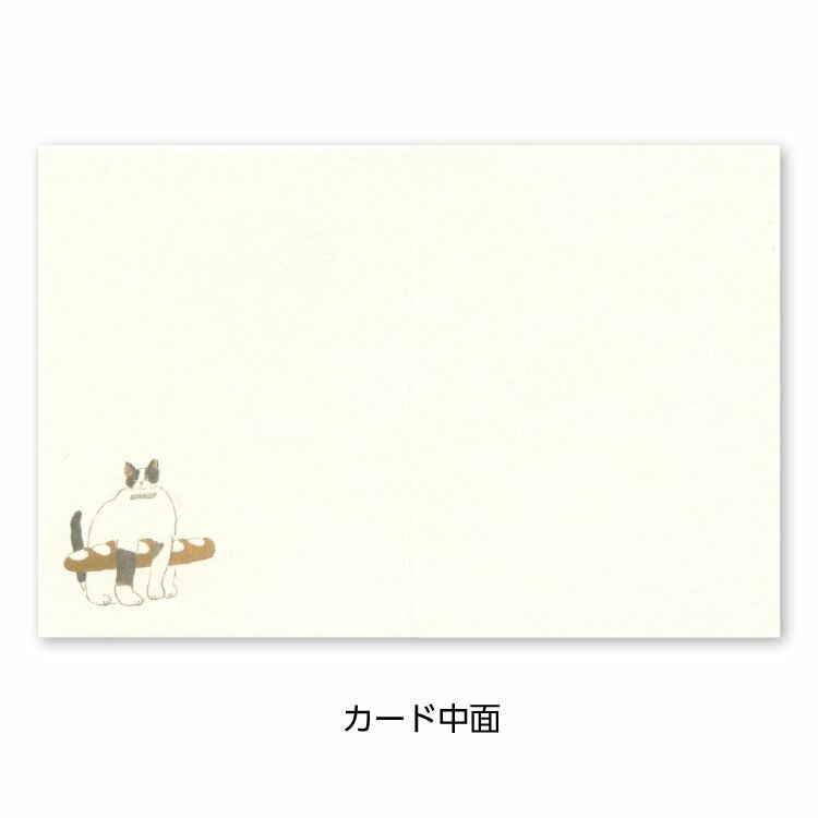 貓咪 迷你賀卡 感謝卡 Tobimatsu Shoichiro｜日本ACTIVE CORPORATION