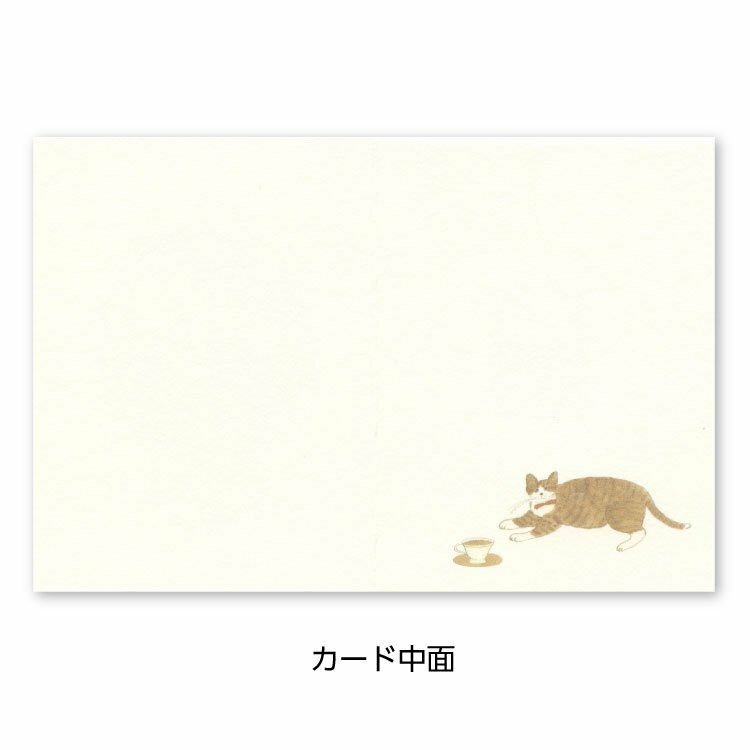 貓咪花束 迷你賀卡 感謝卡 Tobimatsu Shoichiro｜日本ACTIVE CORPORATION