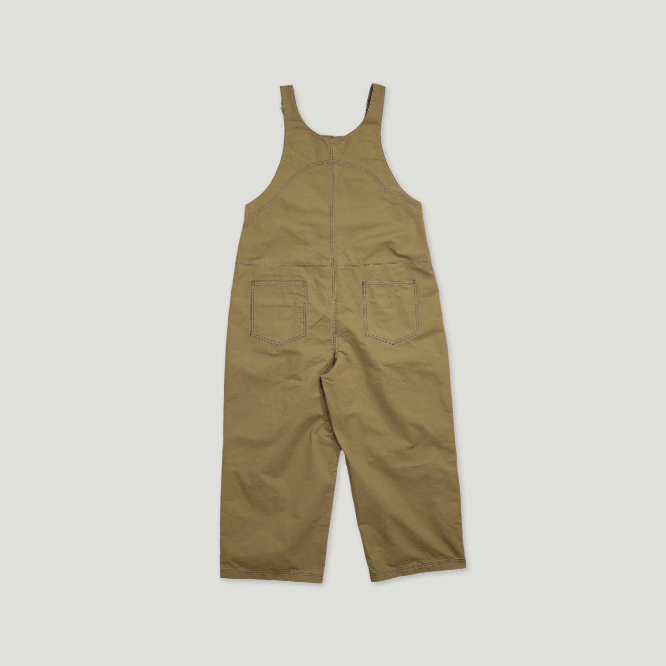 J.P.L. 石洗斜紋工作吊帶寬褲 ╭ 2色 ╮