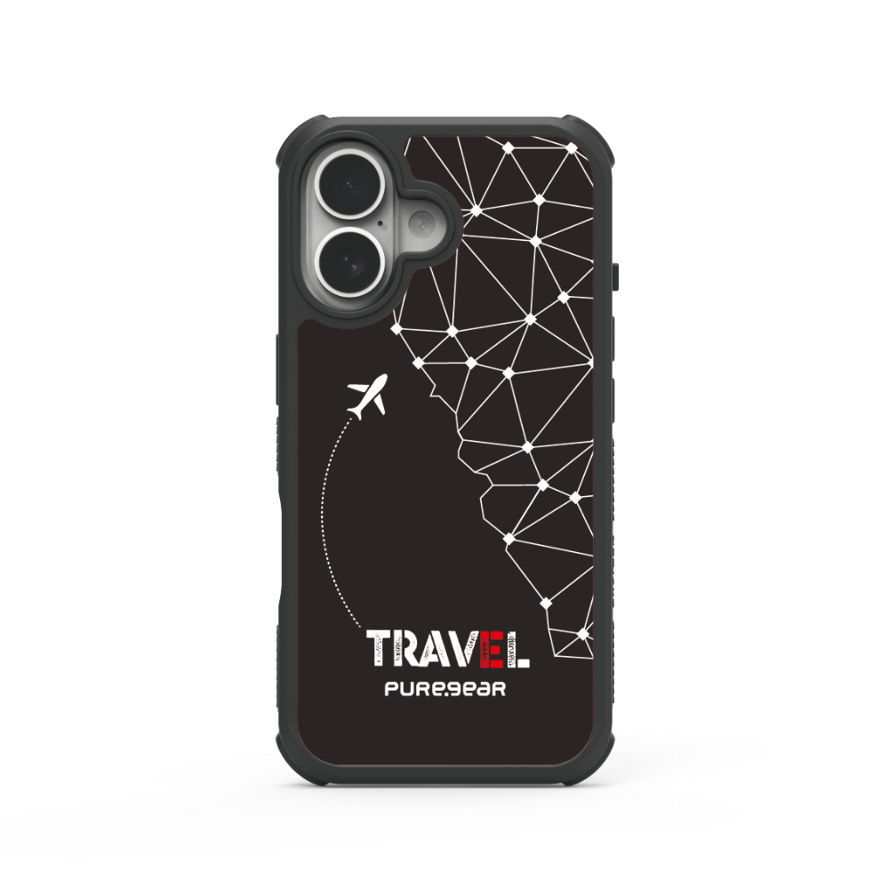 iPhone 輕坦克防摔手機殼 / 幾何旅行 (簡約風格)