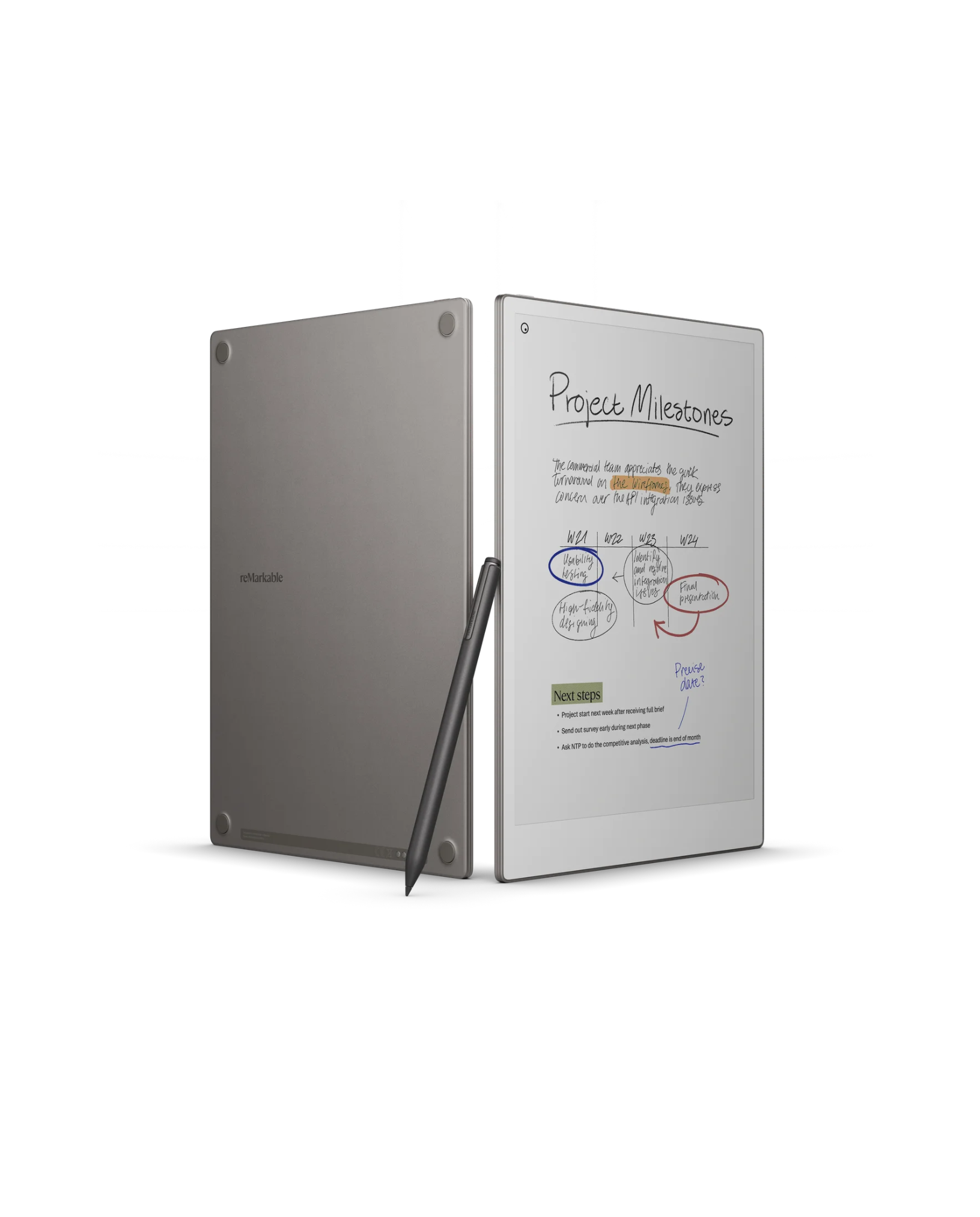 [月付型(新品)出租方案] reMarkable Paper Pro 電子彩色墨水平板｜長時間閱讀與專注筆記首選