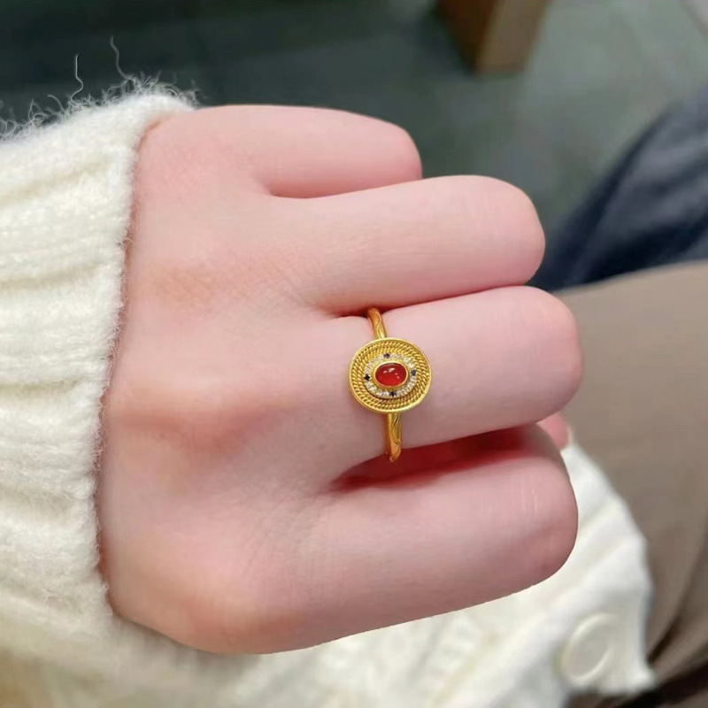 復古小宫雀戒指