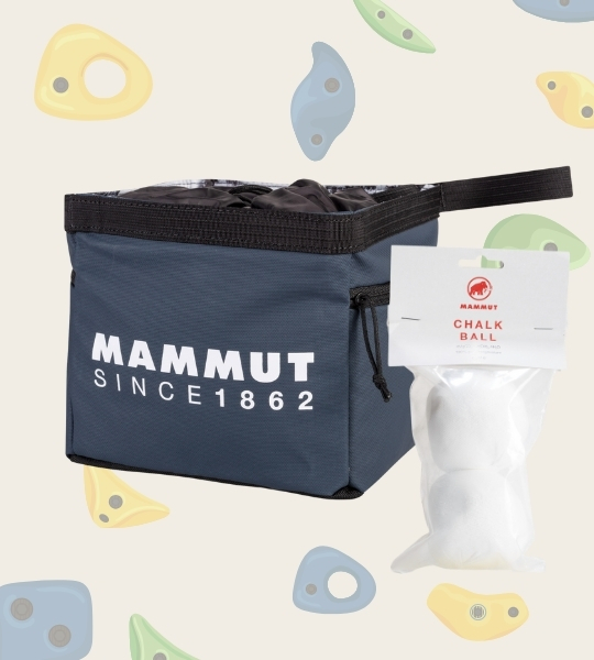 Mammut 攀石粉袋 Climbing Accessories / Boulder Cube Chalk Bag (one size) + Chalk Ball (2X40g)  (M20500029051181+M20500016090011)