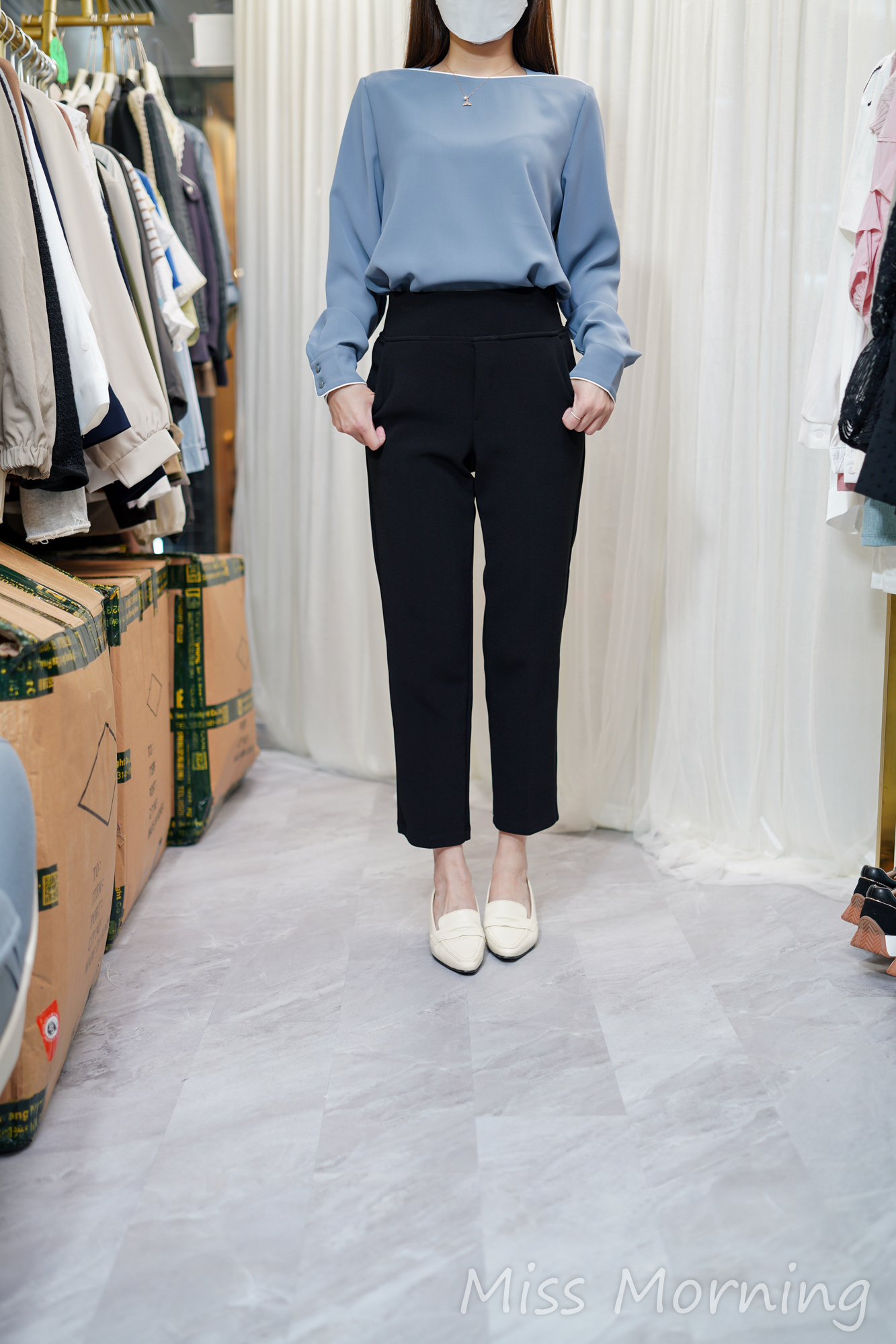 簡約雪紡上衣(14181)