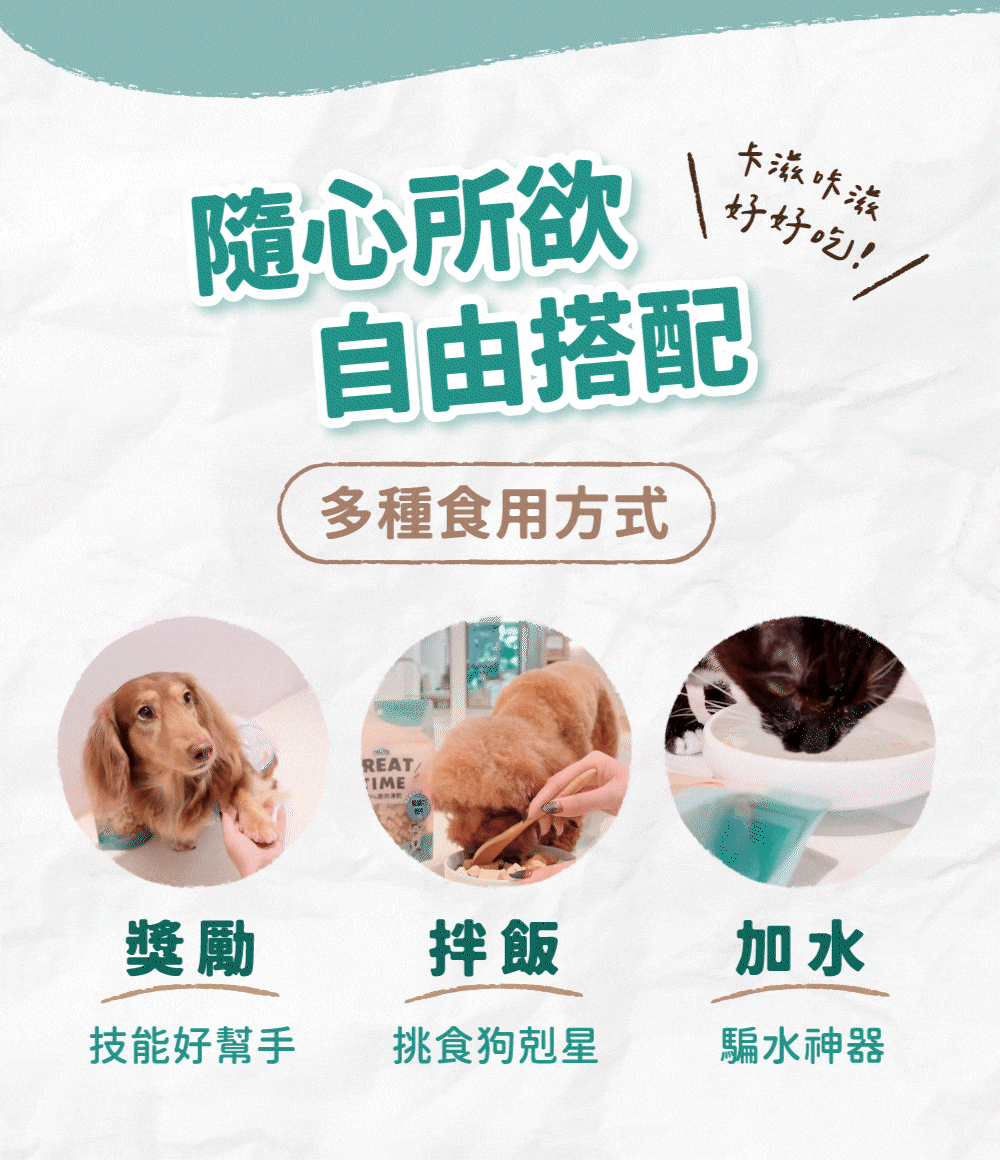 拌飯、獎勵、騙水皆宜，趣味十足