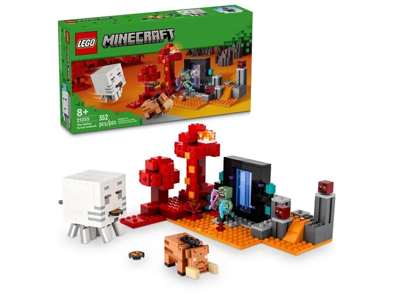 LEGO 21255 The Nether Portal Ambush 地獄傳送門玩具 (Minecraft™)