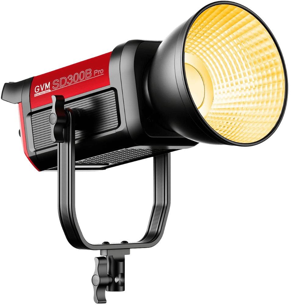 GVM Luce Video LED 300W Bi-Color Con Bowens Mount – CCT 2700-6800K, CRI 97+, Controllo APP, Softbox E Stand Inclusi