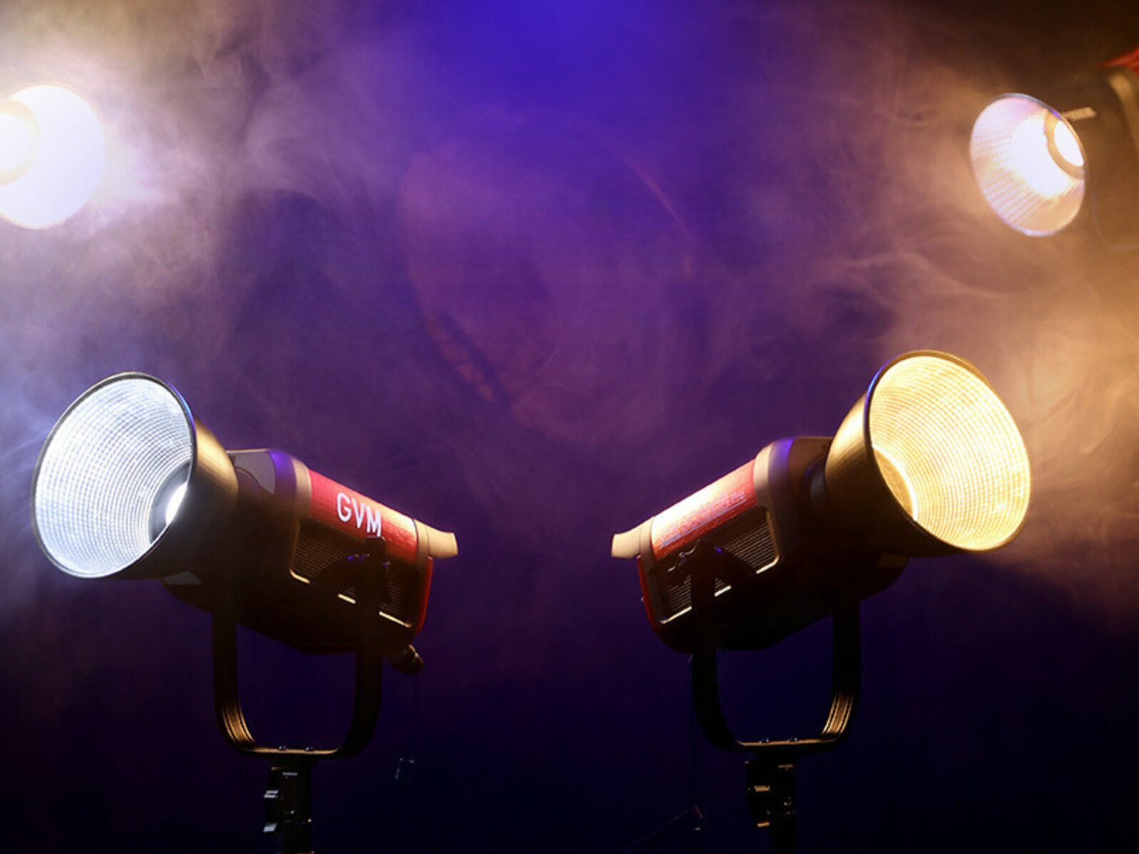 GVM PRO-SD300B 300W Bi-Color Monolight V-mount Mesh Bluetooth