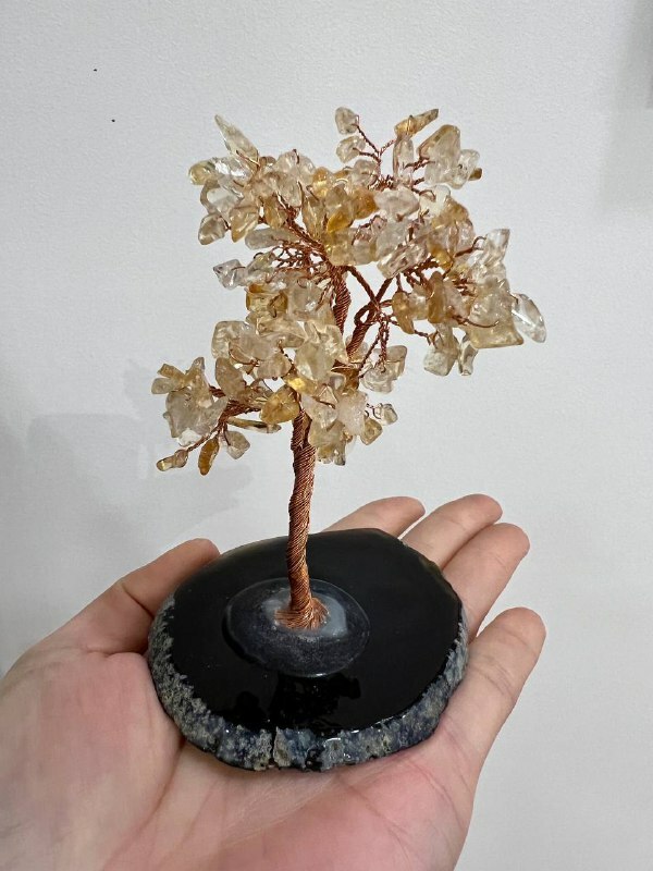 [S] GEMZ & CO HLCT MINI MA NAO BASE CITRINE TREE, TL11 (W207)