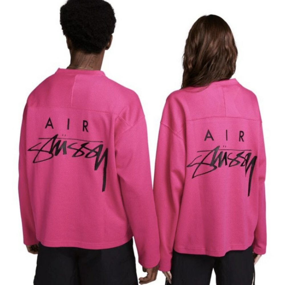 Stussy x Nike Long Sleeve Top 薄長袖 桃紅色 FJ9165-615