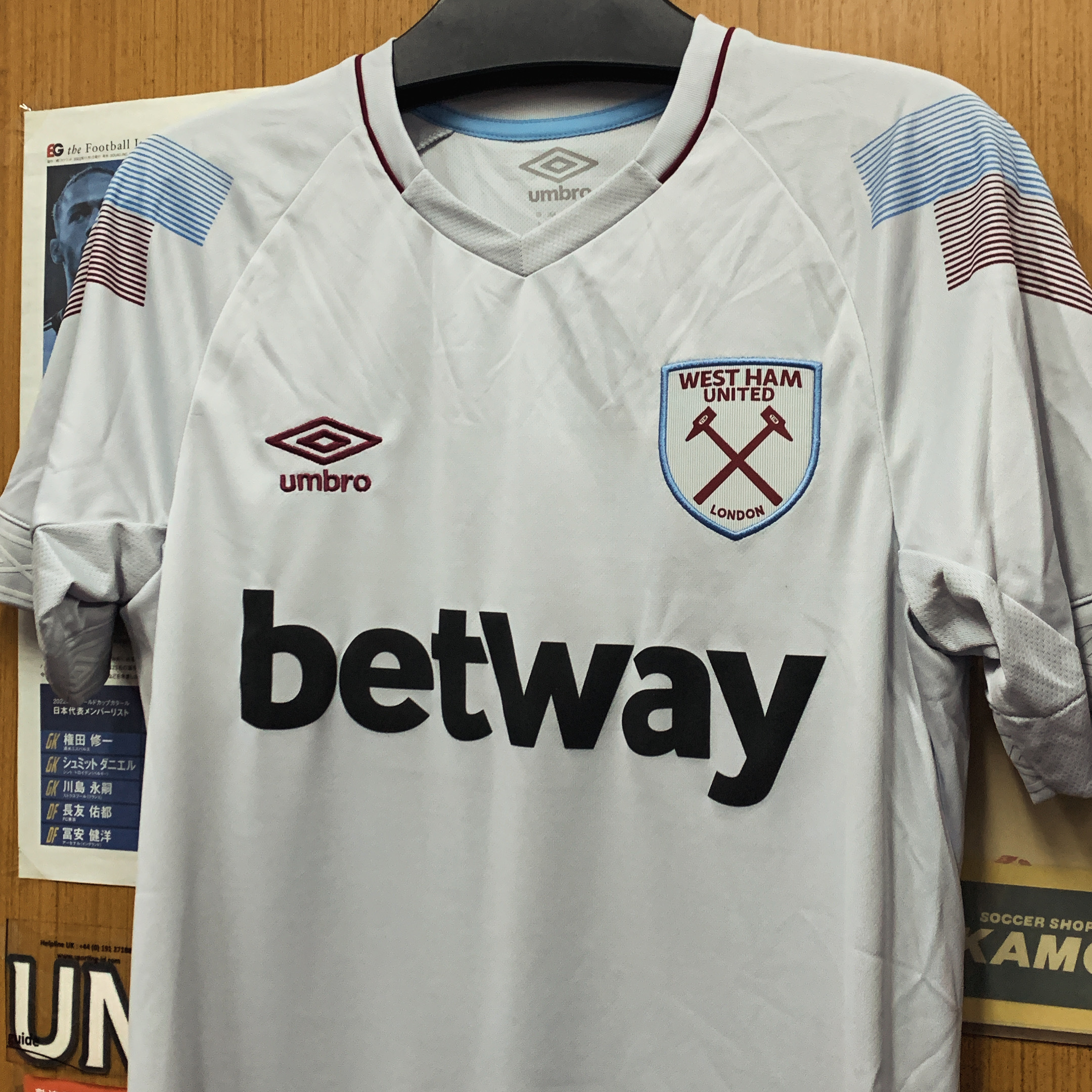 2019 West Ham United Grey Away Shirt