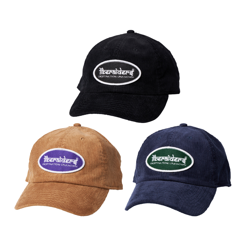 LIBERAIDERS 24F/W OVAL LOGO CORDUROY CAP